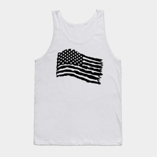 Distressed American Flag Tank Top